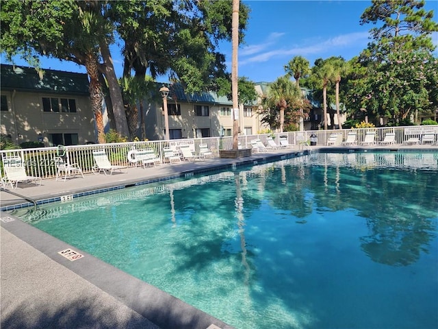 view of pool