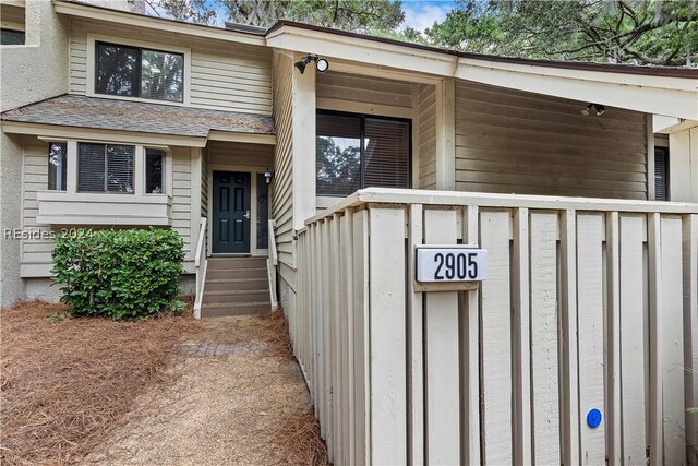 view of entrance to property