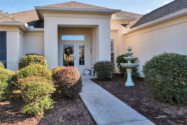 view of entrance to property