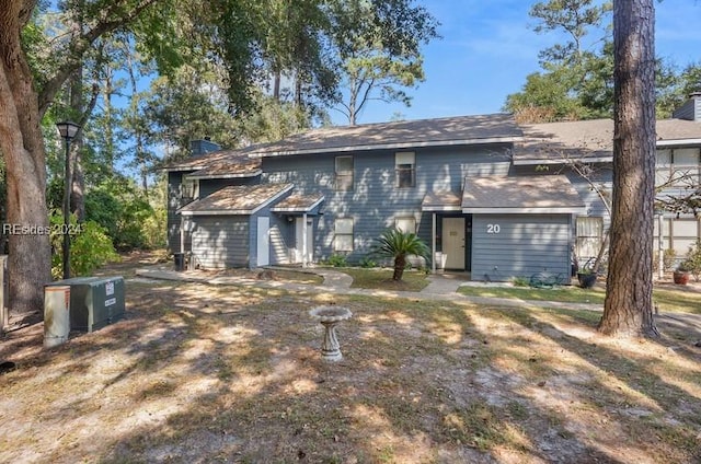 view of rear view of house