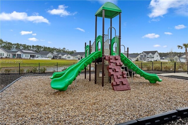 view of jungle gym