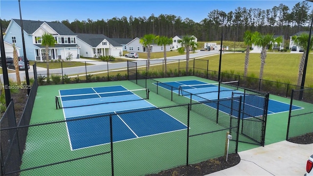 view of tennis court