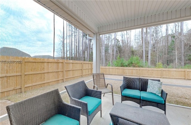 sunroom with a healthy amount of sunlight