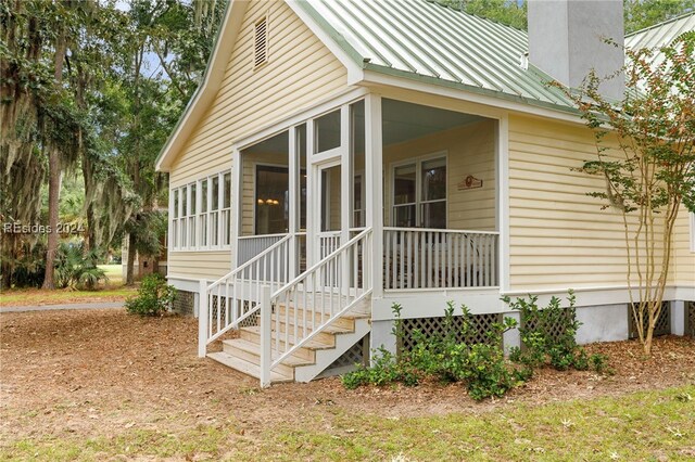 view of entrance to property