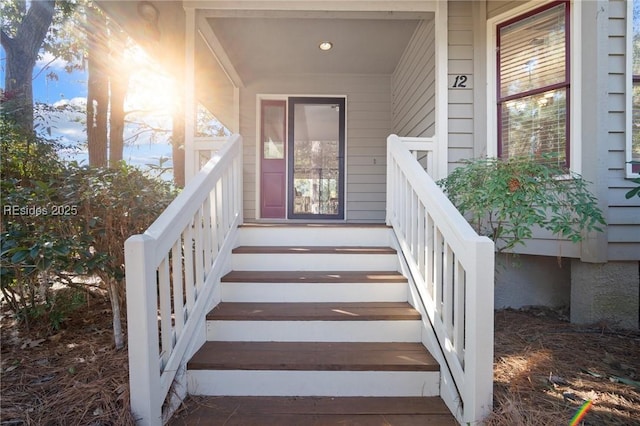 view of entrance to property