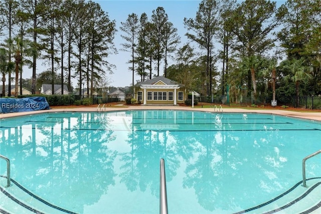 view of pool