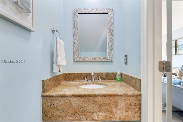 bathroom featuring sink