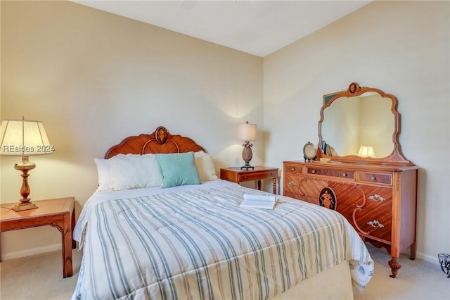 bedroom featuring carpet flooring