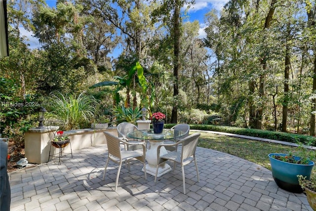 view of patio