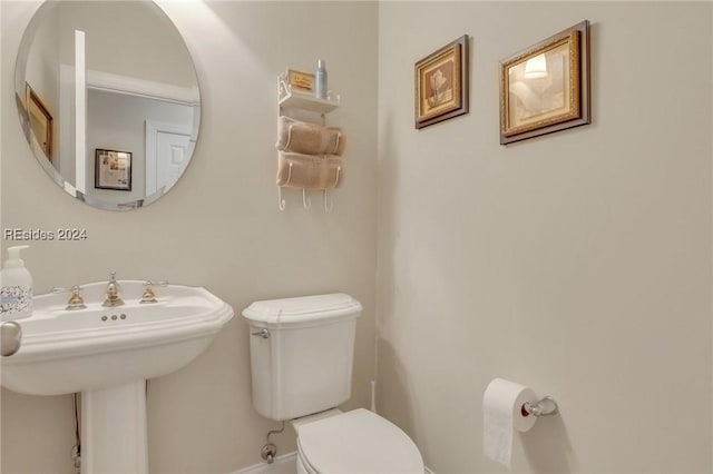 bathroom with toilet