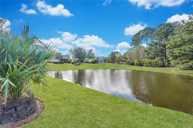 view of water feature