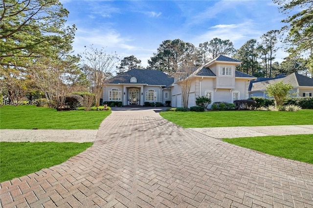 view of front property with a front yard