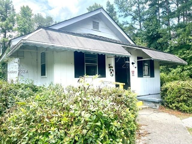 bungalow with covered porch