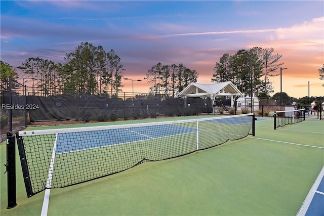 view of sport court