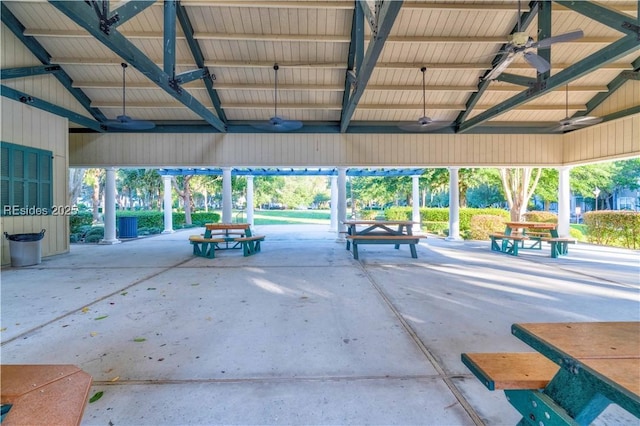 view of home's community featuring a gazebo and a patio area