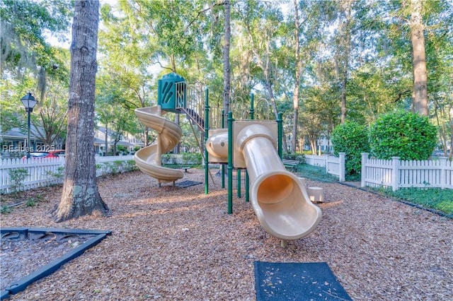 view of jungle gym