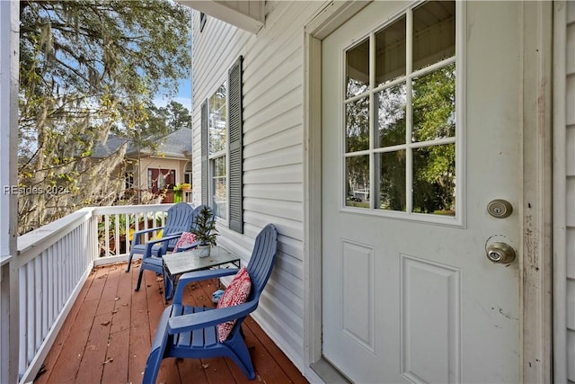 exterior space with covered porch