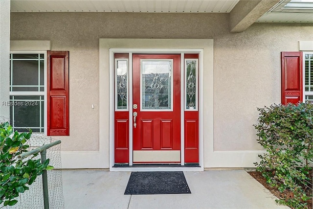 view of property entrance