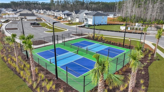 view of tennis court