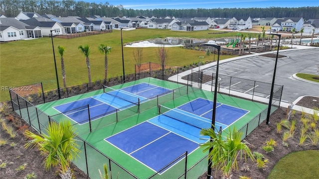 view of sport court