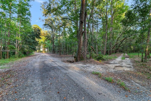 view of road