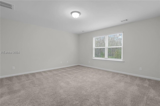 empty room with light carpet