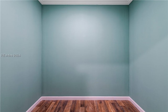 empty room featuring hardwood / wood-style floors