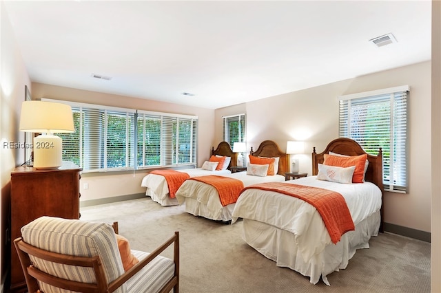 bedroom featuring carpet floors