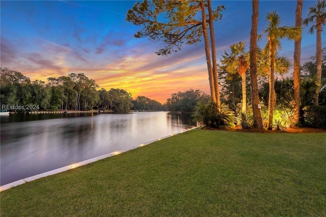 property view of water