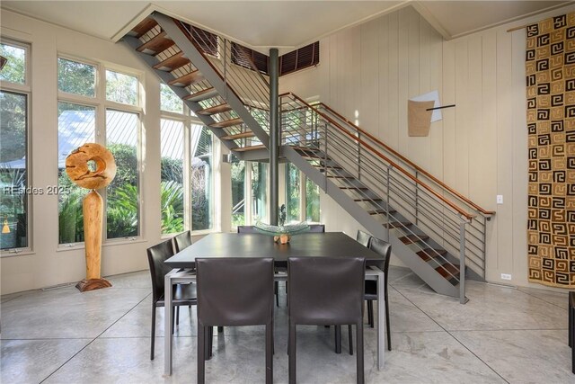 view of dining area