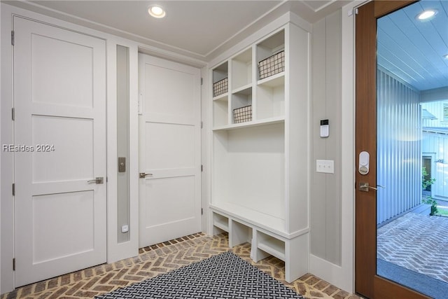 view of mudroom