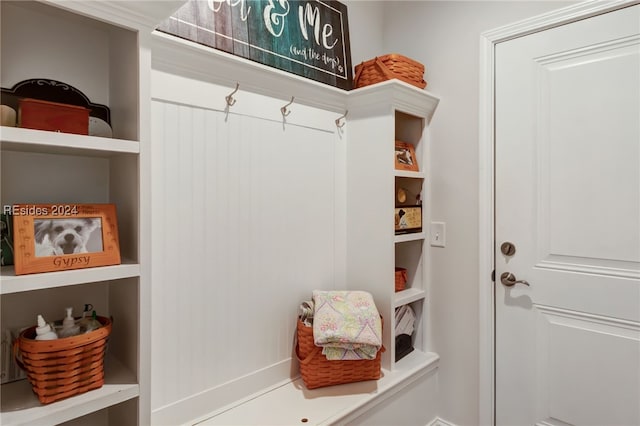 view of mudroom