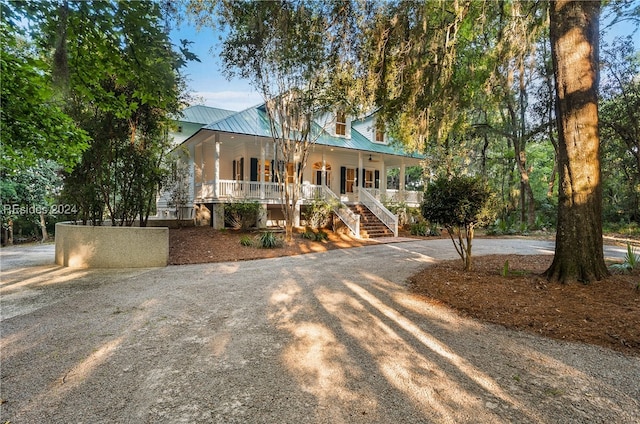 farmhouse-style home with a porch