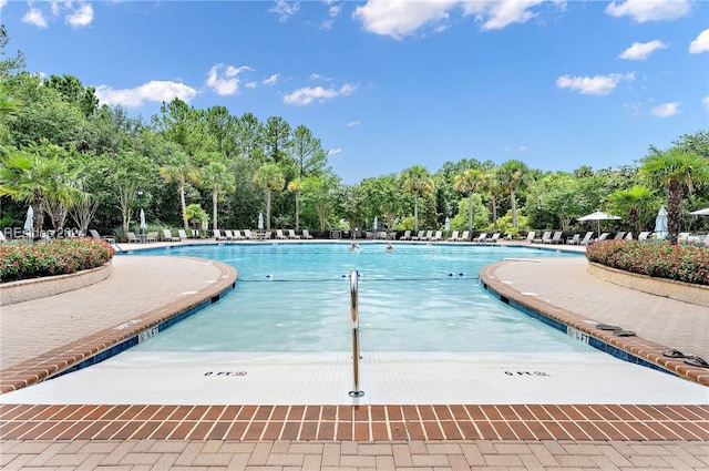 view of pool