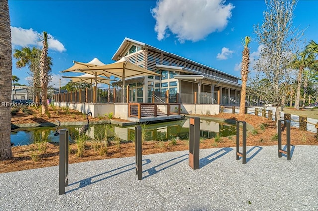 view of jungle gym