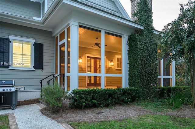 view of entrance to property