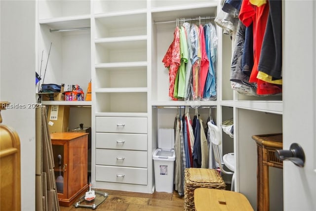 view of closet