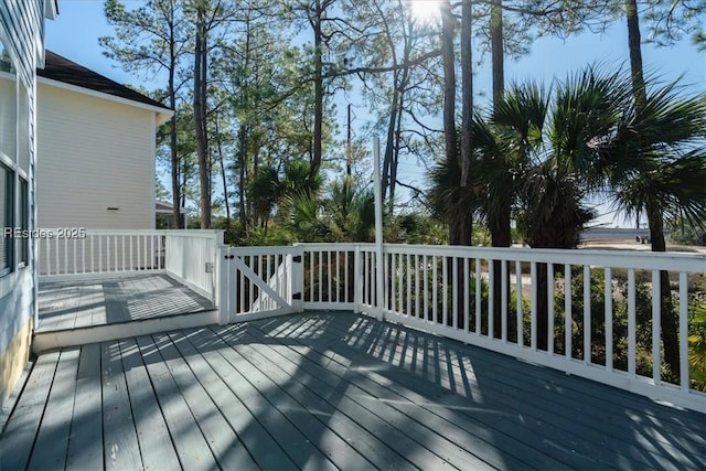 view of deck