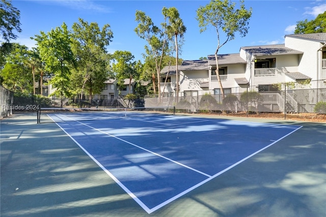 view of sport court