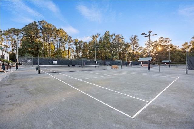 view of sport court