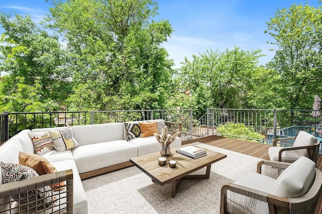 view of patio / terrace with outdoor lounge area