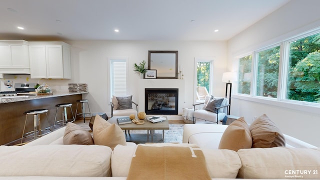 view of living room