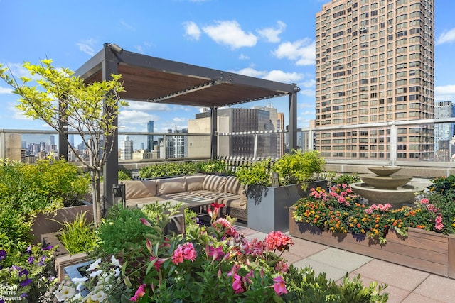 view of patio / terrace with outdoor lounge area