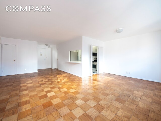 view of unfurnished living room