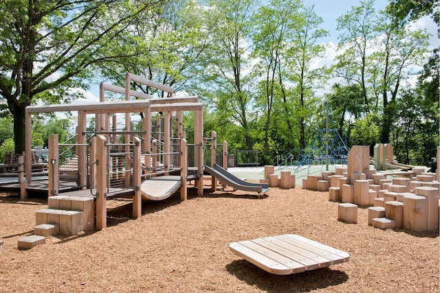 view of play area