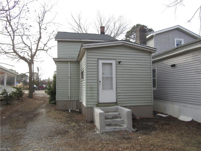 view of rear view of house