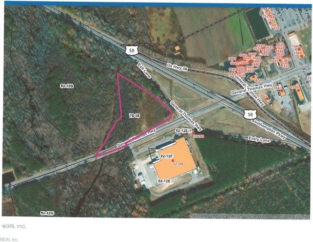 8.2ACS General Thomas Hwy, Franklin VA, 23851 land for sale