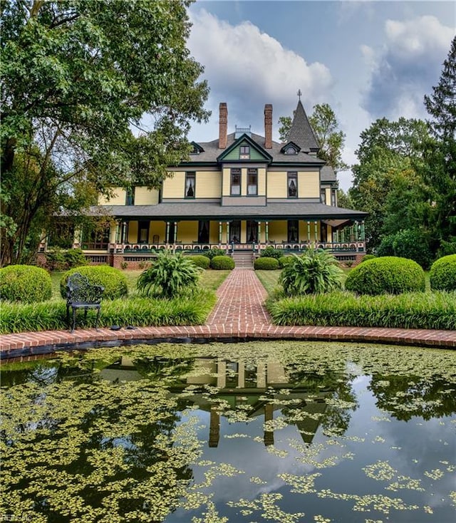 view of back of property