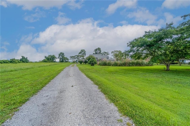 view of road