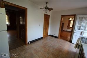 364 Millers Ln, Susan, VA 23163 - interior space with a ceiling fan